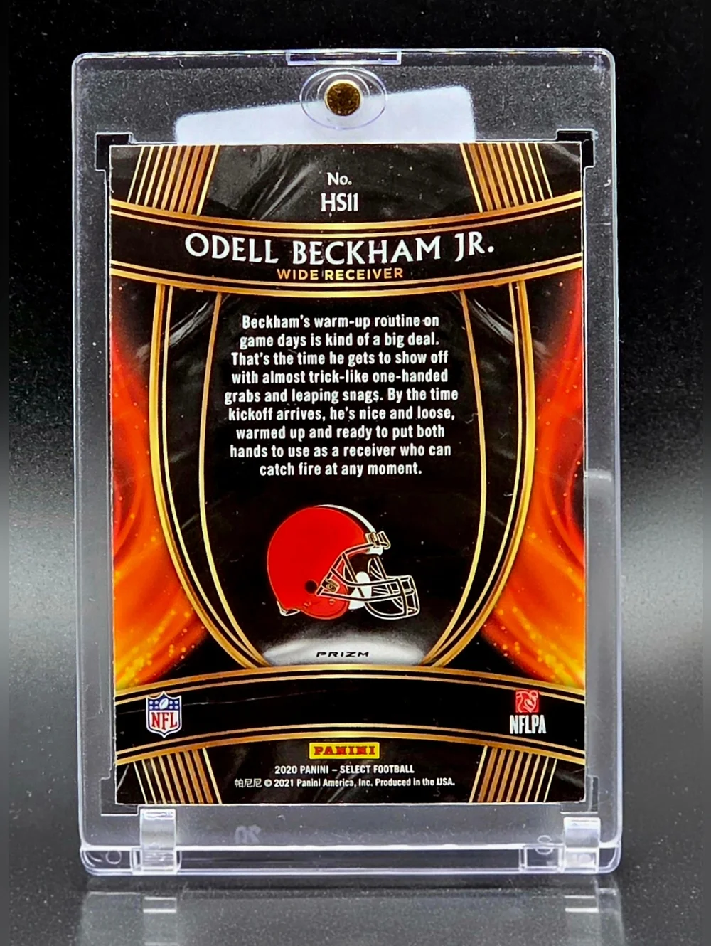 Odell Beckham Jr. 2020 Select HOT STARS Prizm – Cleveland Browns - Picture 2 of 2